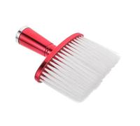 VALICLUD Professional Barber Electroplating Hair Brush Soft Nylon Bristles for Hair Cutting Styling Cleaning Red Design