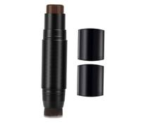 VALICLUD Professional Beard Filling Stick 2-in-1 Large Size Deep Brown Beard Thickener and Shaping Tool for Portable Facial Hair Grooming Accessory