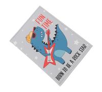 VALICLUD Protective Cover for Travel Documents Pu Organizer for Cards and Cartoon Dinosaur and Design for Adults and Boys and Girls