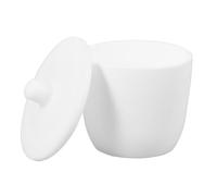 VALICLUD Ptfe Lab Crucible with Lid Heat-resistant Melting Pot for Jewelry Casting and Melting Non-stick Inner Wall Chemical Analysis Tool for Thermal Applications