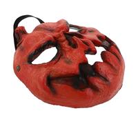 VALICLUD PU Pumpkin Mask Lightweight Creepy Halloween Costume Accessory for Adults Mardi Gras Masquerade Carnival Party Prop