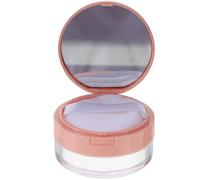 VALICLUD Puff Pink as Portable Mirror with Case and Powder Empty Made Abs and Pp for Makeup Puff Holder Daily Use and Travelling