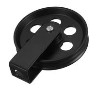 VALICLUD Pulley Wheel Lighting Wall Mount Pulley for Pendant Light Cord Management Wire Guide for Hanging Lamps Retro Iron Art Fixture Accessory for Ceiling and Wall Installation