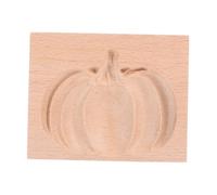 VALICLUD Pumpkin Wooden Cookie Stamp Mold Nonstick Biscuit Baking Tool for Halloween Thanksgiving Christmas DIY Gingerbread Embossing Mold Easy Release