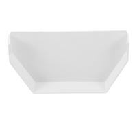 VALICLUD PVC Gutter Downspout End Cap Rain Gutter End Plug for Versatile Roof Drainage Easy Installation Attachment for Home and Building Use