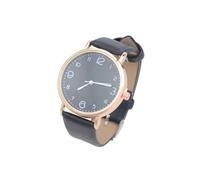 VALICLUD Quartz Watch Casual Ladies Watch Fashion Simple Surface Design Black Pu Leather Strap Comfortable to Wear Suitable for Valentine's Day