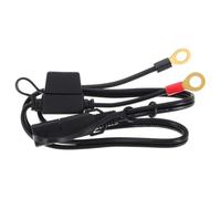 VALICLUD Quick Disconnect Motorcycle Battery Extension Cable with O Shaped Ring Durable Fused Terminal Harness Plug for Easy Connection to Solar and External Devices