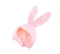 VALICLUD Rabbit Ear Headgear Soft Bunny Ears Hat for Party Cosplay Photography Props Cute Pink Hood for Halloween Christmas Carnivals and Dress-up