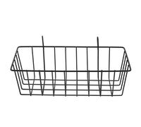 VALICLUD Rabbit Hanging Feeder Metal Rack Wear-Resistant Holder Black for Caged Bunnies and Small Pets