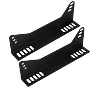 VALICLUD Racing Seat Mounting Brackets Adjustable Height and Angle Bucket Seat 2pcs Side Mount Brackets Iron Black and Automotive Upgrades Race Cars