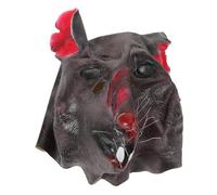 VALICLUD Realistic Latex Mouse Head Mask for Halloween Animal Dress Up Rat Costume Accessory for Adults Versatile Carnival Party Masquerade Prop