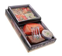 VALICLUD Realistic Roasted Pork Paper Hot Pot Sacrifice Craft for Ancestor Worship Traditional Chinese Memorial Burning Decor Role Play Paper Hot Pot Offering for Ancestral Blessing and