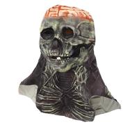 VALICLUD Realistic Skull Mask with Movable Jaw for Halloween Scary Full Head Comfortable Fit for Adults Cosplay Carnival Party Fancy Dress Costume Prop