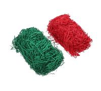 VALICLUD Red Crinkle Paper Filler Green Red Shredded Paper for present Wrapping Basket Filling for Birthdays Weddings Christmas Year and Party Decorations