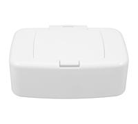 VALICLUD Refillable Wipe Holder Pp Wet Tissue Dispenser Box with One-Handed Operation White Household Wipes Case for Drawers and Stroller