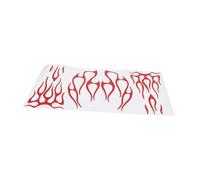 VALICLUD Reflective Flame Graphic Motorcycle Decal Self Adhesive Racing Stripe Sticker Red for Gas Tank Weather Resistant Car Body Decoration with Easy Installation and Removal