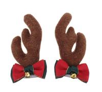 VALICLUD Reindeer Antler Helmet Decoration with Suction Cups Brown Deer Horns for Motorcycle Skiing Biking Snowboard Helmet Accessories for Winter Sports