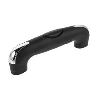 VALICLUD Replacement Luggage Handle Black Plastic Suitcase Pull Handle Grip 16.5x4.8x2.7cm for Telescopic Rod Repair Upgrade or Fix Reducing Hand Fatigue Suitable for Busy Terminals