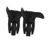 VALICLUD Replacement Luggage Suitcase Trolley Wheels Pair, Universal Black Swivel Spinner Casters for Travel Suitcases and Luggage Trolley Bag Repair