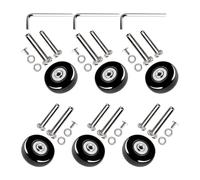 VALICLUD Replacement Luggage Wheels Suitcase Spare Wheel Repair Kit Assembly for Travel Suitcase Bags