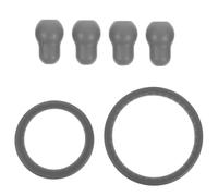 VALICLUD Replacement Stethoscope Accessories with Soft Ear Tips and Diaphragm Bell Covers Portable Gourd Shaped Design Comfortable Fit for Nurses Doctors Medical Students Grey Kit
