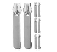 VALICLUD Replacement Zipper Sliders for Luggage with Keyhole Compatible with Suitcase Locks Double Layer Nylon Anti-Burst Pull Tabs for Travel Bags and Backpacks