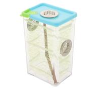 VALICLUD Reptile Feeding Box Terrarium Habitat for Stick Insect and Praying Mantis Breeding, Plastic Home Reptile Box Suitable for African Ghost Mantis and Stick Insect Starter Kit