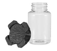 VALICLUD Reptile Water Dispenser Bowl 3D Multi-Port Insect Water Feeder Tray for Spiders Ants Crickets Medium Black Hydration Dish for Pet Tanks