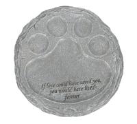 VALICLUD Resin Dog Tombstone Outdoor Pet Tombstone Creative Delicate Unique Memorializing Pets No Fading for Living Room Porch Decoration