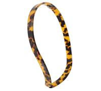 VALICLUD Resin Headbands Tortoise Shell Headband Flexible Design for Women and Girl Leopard Print Hairband for Occasions