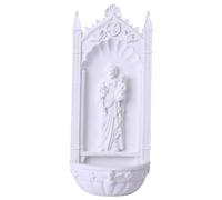 VALICLUD Resin Jesus Ornament Miniature Religious Sculpture Catholic Desktop Decoration Figurine for Home Office Church Detailed Craftsmanship Space Saving Tabletop Statue