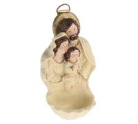 VALICLUD Resin Nativity Scene Jesus Birth Pendant Religious Christmas Decor Catholic Baptism Confirmation Spiritual Wall Hanging for Home
