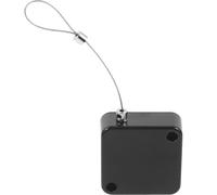 VALICLUD Retractable Cable Lock Retractable Cable Tether Lock Anti-Theft Easy to Use Black Metal Plastic Security Device for Exhibitions and Table Display