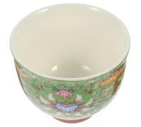 VALICLUD Retro Ceramic Tea Cup Enamel Glaze Traditional Chinese Style Teacup for Home Decor Tea Ceremony Daily Use and Portable