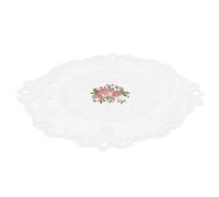 VALICLUD Retro Design Placemat Embroidery Plate Pad Bright Colors Cotton Cloth Fine Workmanship Easy to Carry for Cafes and Hotels