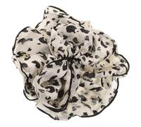 VALICLUD Retro Leopard Print Scrunchies Bands for Hair Comfortable Cloth Hair Accessory for Stylish Ponytails for Daily Use and Special Occasions Design