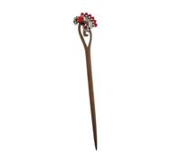 VALICLUD Retro Wooden Hairpin Traditional Chinese Hairpin Floral Hair Stick Bun Maker for Hanfu Dressing Hair Accessories