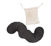 VALICLUD Reusable Bamboo Makeup Remover Pads 31pcs Set Supple Face Pads for Dry Skin Facial Washing Sponges with Mesh Laundry Bag Eco-friendly Cleansing for Women