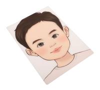 VALICLUD Reusable Face Painting Practice Board for Adults Durable Plastic Makeup Template with Facial Features for Skill Training and Versatile Cosmetic Painting Exercises