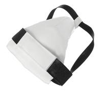 VALICLUD Reusable Groin Protector Training Groin Protector Reusable Strong Protection Ergonomic Design White Pu Abs Engineering Plastic Sponge Taekwondo Competitive Sports
