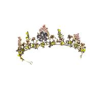 VALICLUD Rhinestone Crown for Brides Elegant Baroque Tiara Hair Accessories for Weddings and Special Occasions Delicate Design for Women