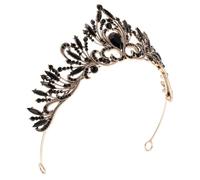 VALICLUD Rhinestone Crown Hairband Vintage Baroque Bridal Headpiece for Weddings Formal Events and Special Occasions Elegant Design Enhancing Beauty and Confidence