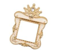 VALICLUD Rhinestone Crown Outlet Wall Plate Cover, Gold Light Switch Panel Decor with 8.7x8.9cm Inner Hole, Decorative Wall Sticker for Home Electrical Accessories