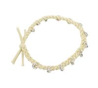 VALICLUD Rhinestone Hair Tie for Lightweight Elastic Scrunchies Twisted Design Hair Accessories for Women for Parties and Daily Wear