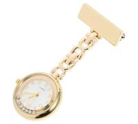 VALICLUD Rhinestone Quartz Fob Watch Clip Women Daily Water Resistant Medical Pocket Watch for Doctors Fashion Lapel Pin Style Unisex Design