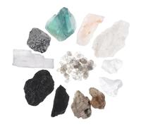 VALICLUD Rock and Mineral Collection Kit for Boys and Girls Ore Specimen Set Educational Geology Science Tools for Classroom Exploration and Fun Learning Activities
