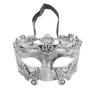 VALICLUD Roman for Men Ancient Half Facial Cosplay Cover Durable Plastic for Masquerade Balls Halloween and Themed Parties Attention Grabbing Historical Accessory