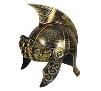 VALICLUD Roman Soldier Helmet Medieval Knight Costume Accessory Fit Lightweight Cosplay Headgear for Halloween Masquerade and Themed Parties