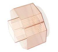 VALICLUD Rotating Makeup Brush Storage Container Versatile Tabletop Holder for Brushes Pens and Items Stylish Organizer for Bedroom Living Room and Vanity