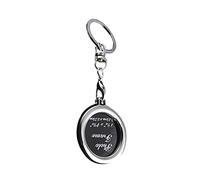 VALICLUD Round Keyring Silver Hanging Ring Key Chain Decor for Couples Fun Keyring for Valentine's